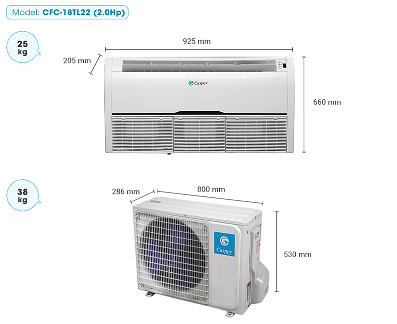 Điều hoà 1 chiều Casper CFC-18TL22 - Hàng chính hãng