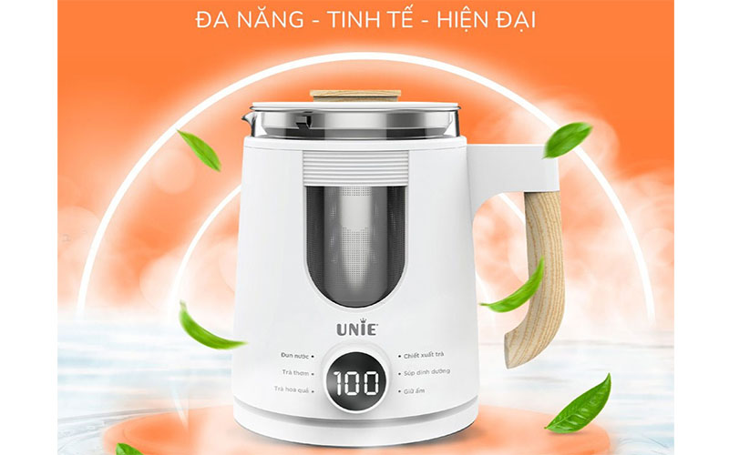 Ấm đun nước siêu tốc Unie UEK1081W - Hàng chính hãng