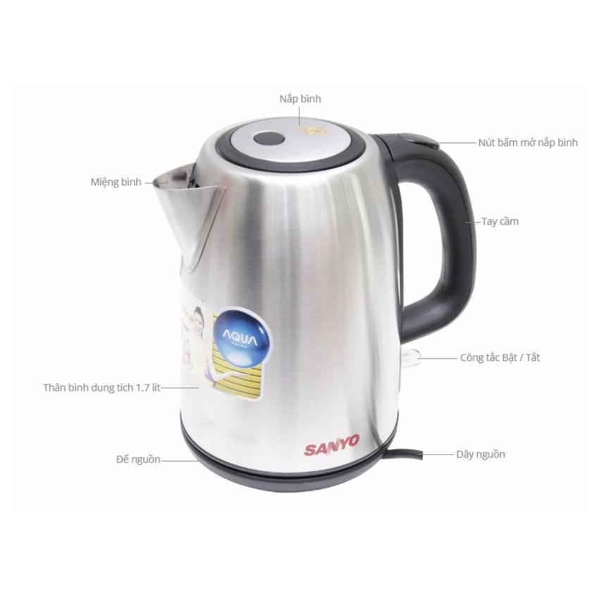 Ấm đun siêu tốc AQUA AJK-F765 - Hàng chính hãng