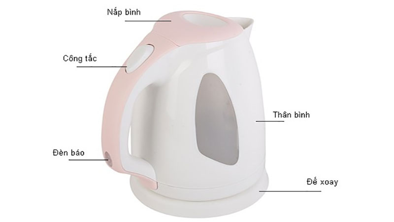 Ấm đun siêu tốc Benny BJ-17 - Hàng chính hãng
