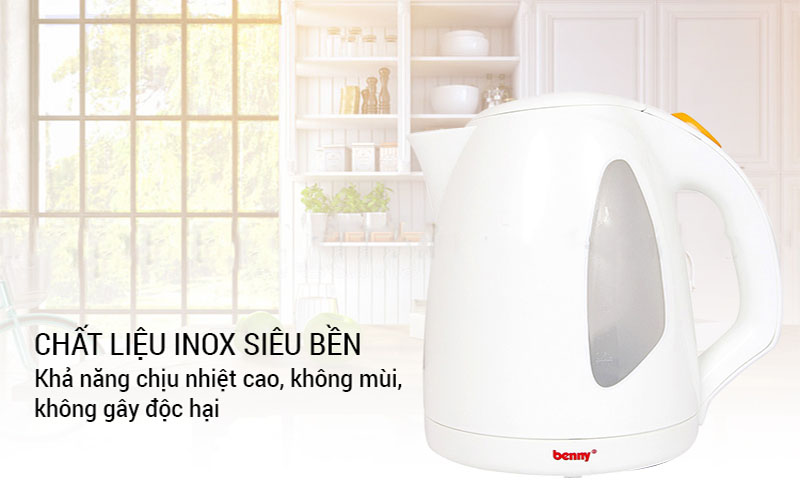 Ấm đun siêu tốc Benny BJ-17 - Hàng chính hãng