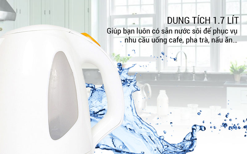 Ấm đun siêu tốc Benny BJ-17 - Hàng chính hãng