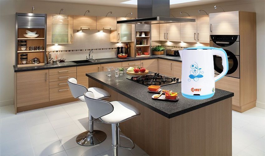 Ấm đun siêu tốc Comet CM8218N-WB - Hàng chính hãng
