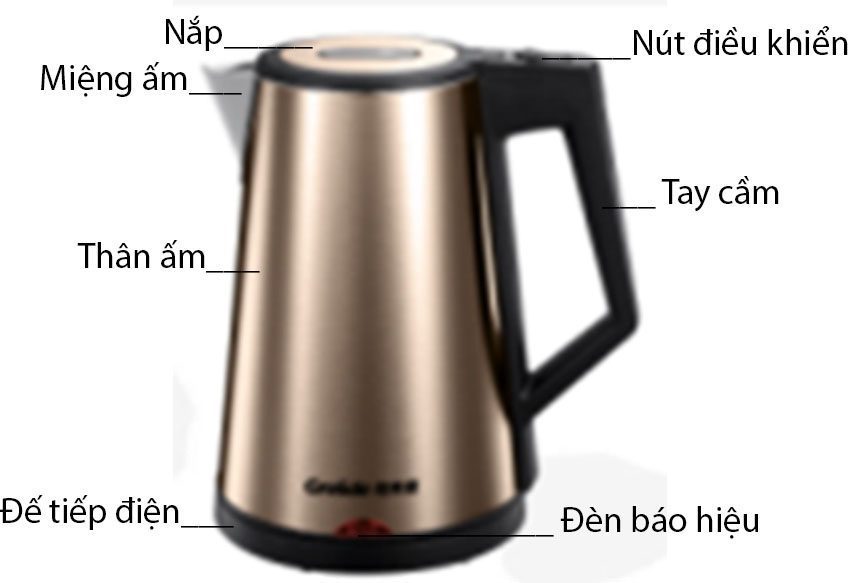 Ấm đun siêu tốc Fujika FJ-ST29 - Hàng chính hãng