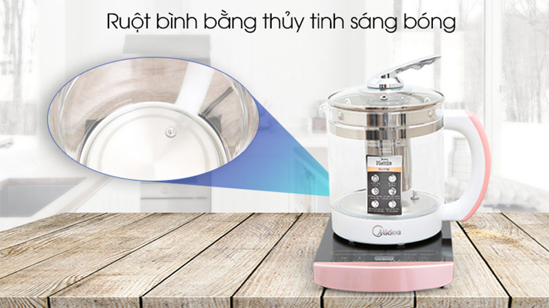 Ấm đun nước siêu tốc Midea MK-17HC - Hàng chính hãng