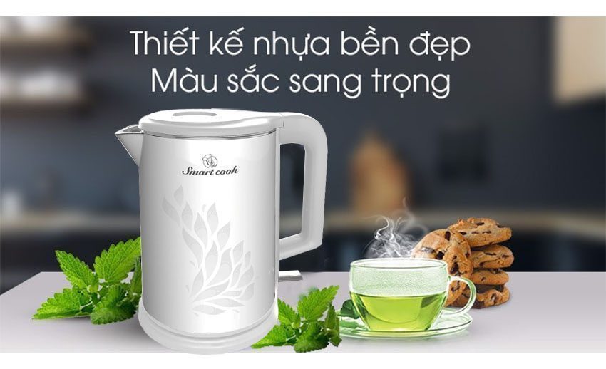 Ấm đun siêu tốc Smartcook Elmich KES-3868  - Hàng chính hãng