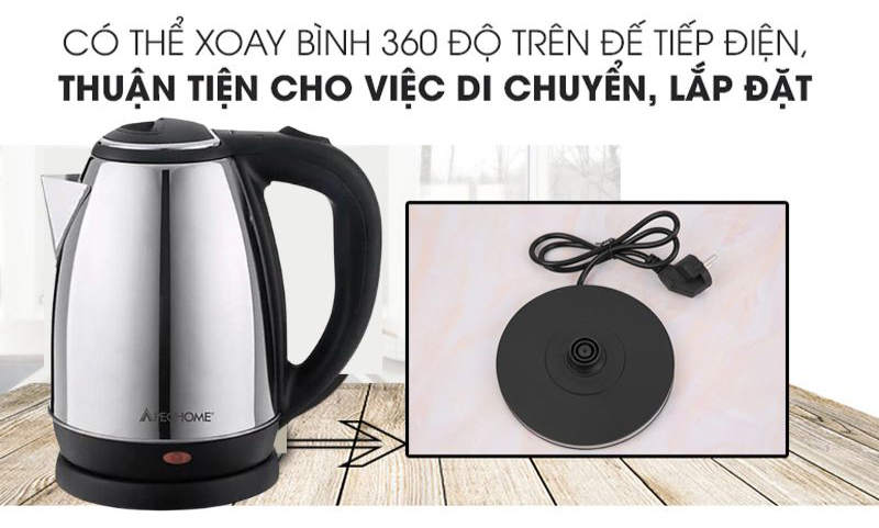 Bình đun siêu tốc Apechome APH-ST05IN - Hàng chính hãng