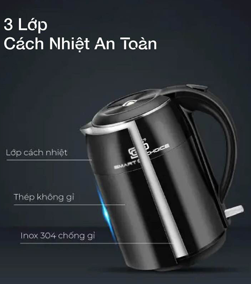 Ấm đun siêu tốc Smart Choice SCG-K004 - Hàng chính hãng