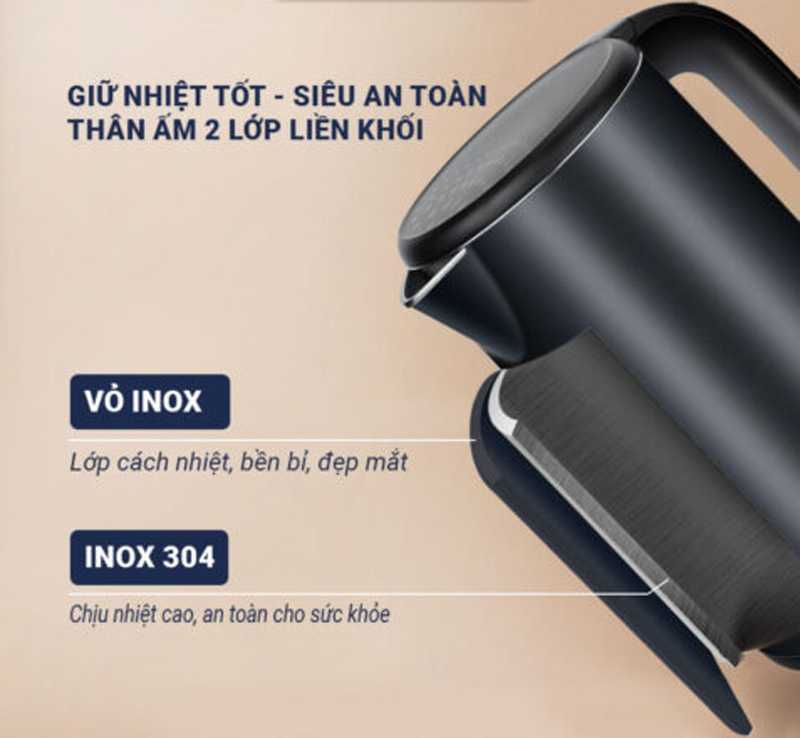 Ấm siêu tốc SmartChoice SCG-K005 - Hàng chính hãng