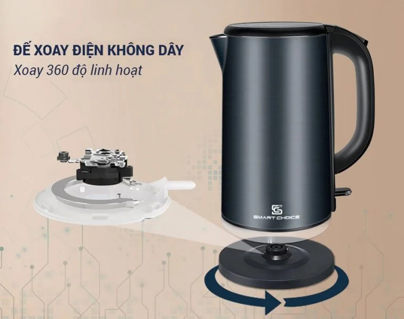  Ấm siêu tốc SmartChoice SCG-K005 - Hàng chính hãng
