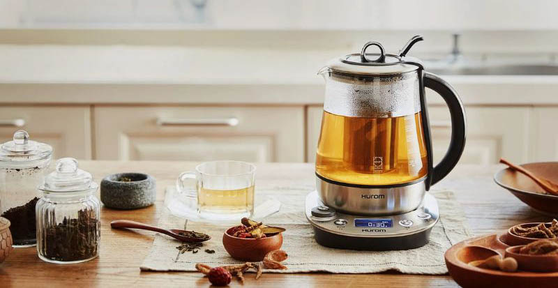 Ấm pha trà, chưng yến Hurom TM-P02FSS - Hàng chính hãng