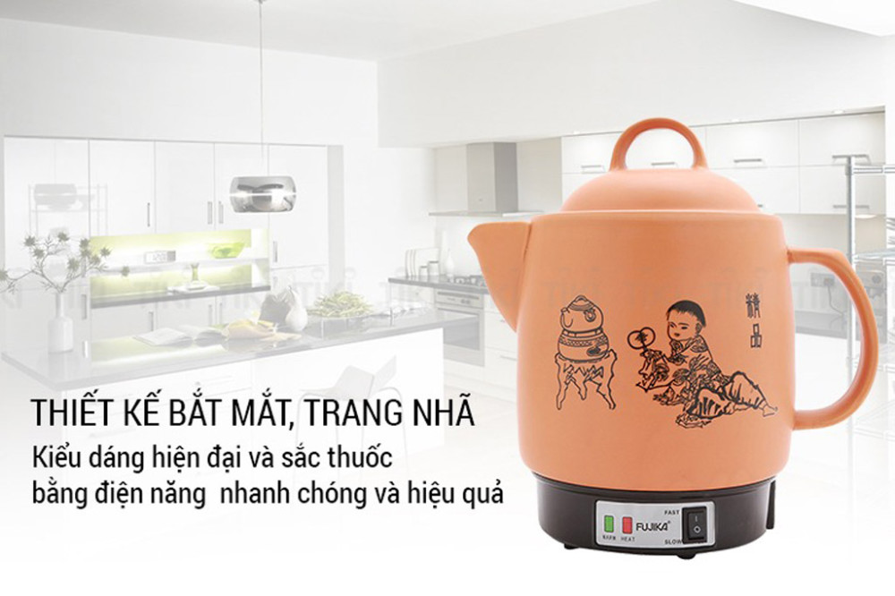 Ấm sắc thuốc điện Fujika FJ-CK33K7 - Hàng chính hãng