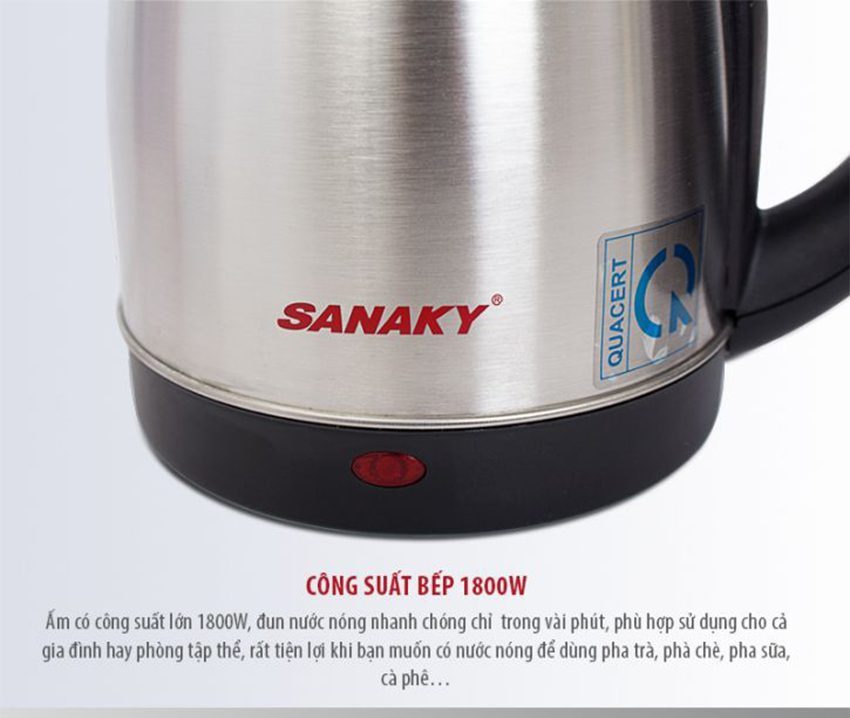 Bình đun siêu tốc Sanaky SNK-18N-1S - Hàng chính hãng