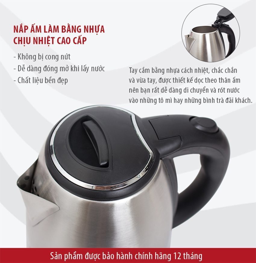 Bình đun siêu tốc Sanaky SNK-18N-1S - Hàng chính hãng