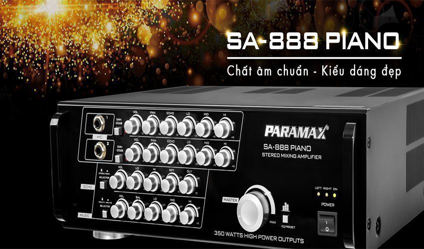 Amply Paramax SA-888 Piano - Hàng chính hãng