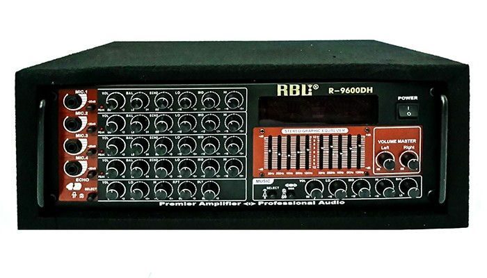 Amply bọc nỉ Ruby RBL-9600DH 16 sò - Hàng chính hãng
