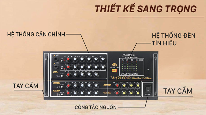 Amply Jarguar Suhyoung PA-506 Gold Limited Edition - Hàng chính hãng