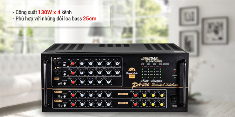 Amply karaoke Jarguar Suhyoung PA-506 Limited Edition - Hàng chính hãng