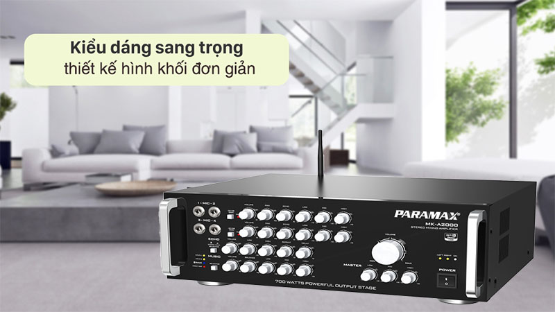 Amply karaoke Paramax MK-A2000 - Hàng chính hãng