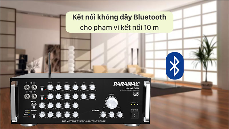 Amply karaoke Paramax MK-A2000 - Hàng chính hãng