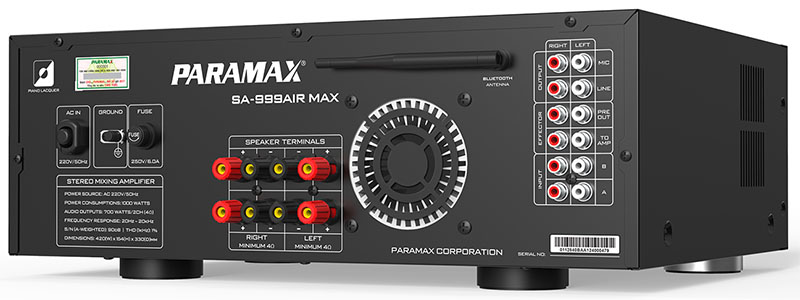 Amply karaoke Paramax SA-999 AIR Max - Hàng chính hãng