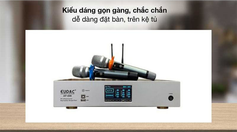 Ampli karaoke Eudac Audio AP-600P - Hàng chính hãng