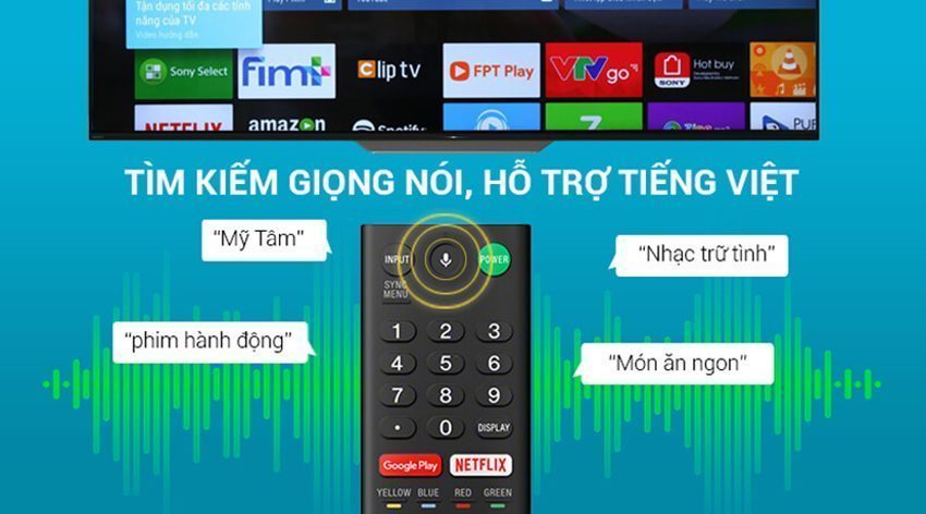 Android Tivi OLED Sony KD-55A8F - Hàng chính hãng