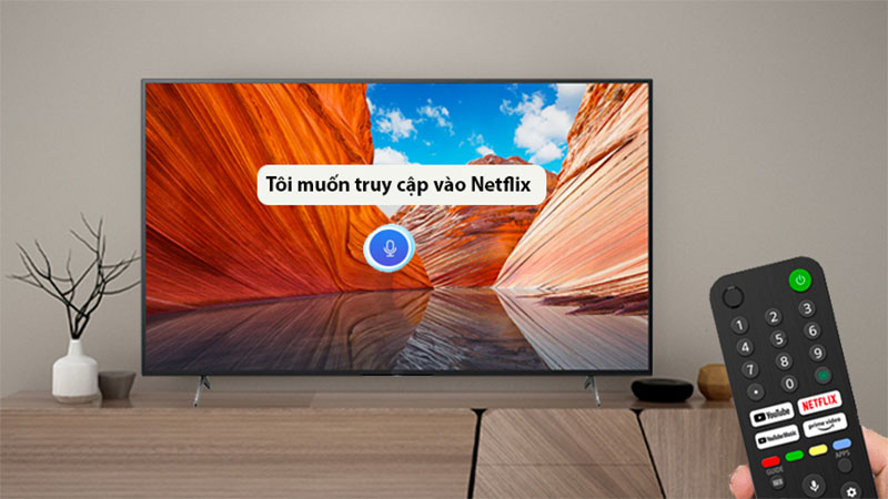 Android Tivi Sony 4K 55 inch KD-55X80J - Hàng chính hãng