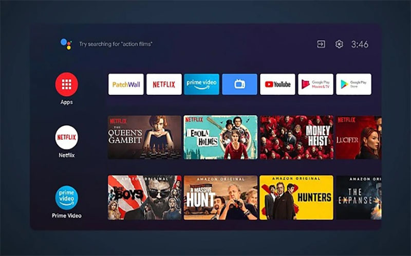 Android Tivi Xiaomi 4K P1 55 inch L55M6-6ARG - Hàng chính hãng