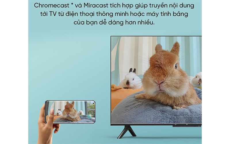 Android Tivi Xiaomi 4K P1 55 inch L55M6-6ARG - Hàng chính hãng