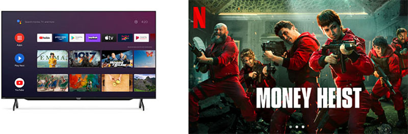 Android tivi Sharp 4K 50 inch 4T-C50DK1X - Hàng chính hãng