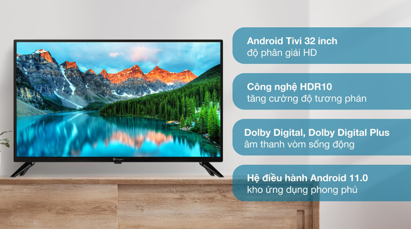 Android Tivi Casper 32 inch 32HGA510 - Hàng chính hãng