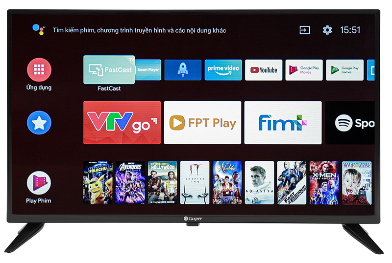 Android Tivi Casper 32 inch 32HGA510 - Hàng chính hãng
