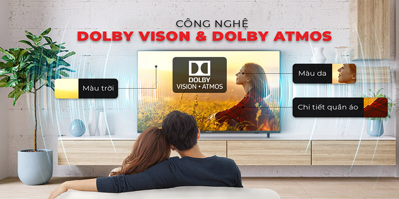 Android Tivi Sharp 50 inch 4K 4T-C50DJ3X - Hàng chính hãng