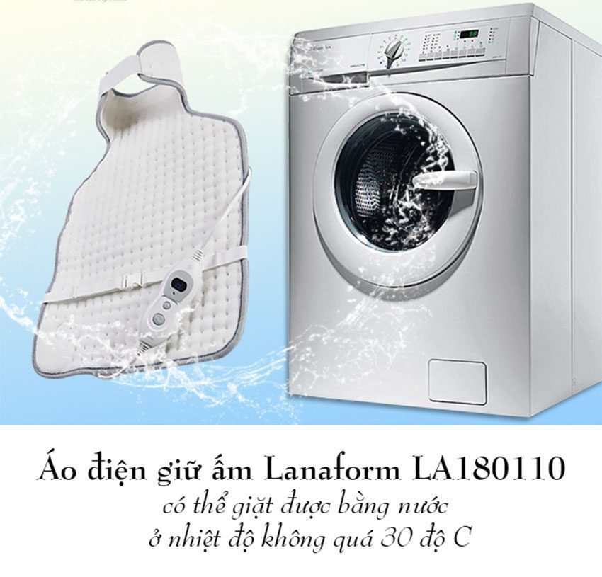 Áo điện giữ ấm Lanaform LA180110 - Hàng chính hãng
