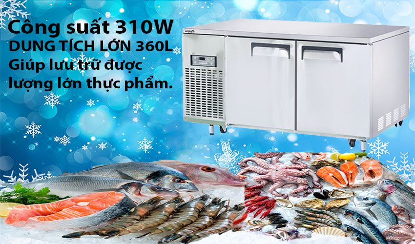 Bàn đông công nghiệp 2 cánh Happys HWA-1500TF - Hàng chính hãng
