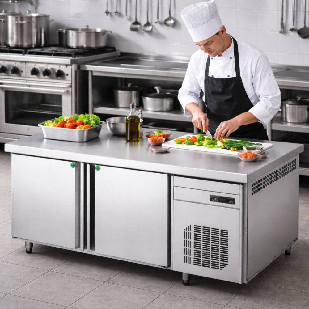 Bàn đông inox 2 cánh CVSA SPFD-360LD - Hàng chính hãng