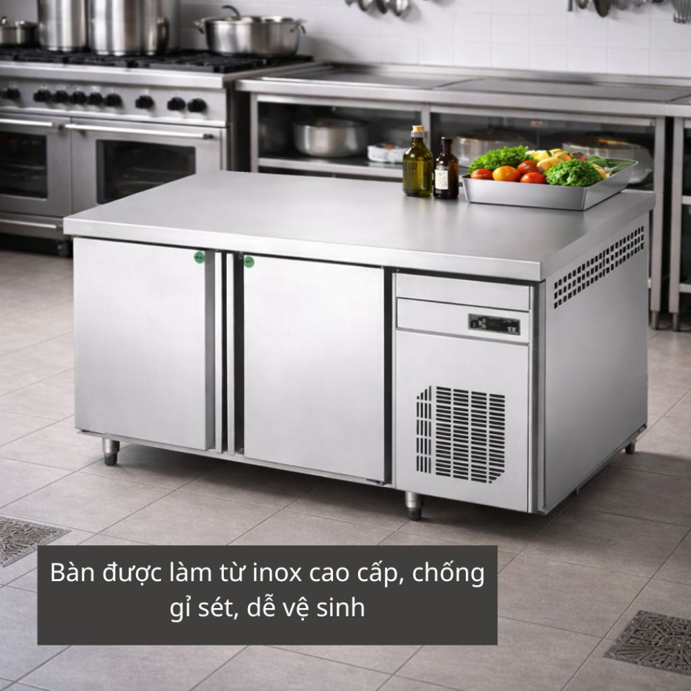 Bàn đông inox 2 cánh CVSA SPFD-360LD - Hàng chính hãng