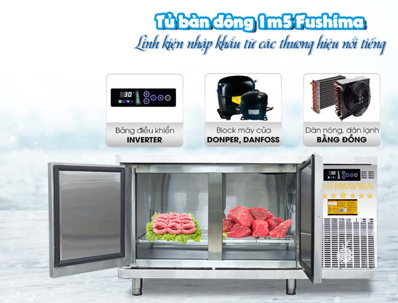 Bàn đông inox Fushima FSM-BDCI 1.5 - Hàng chính hãng