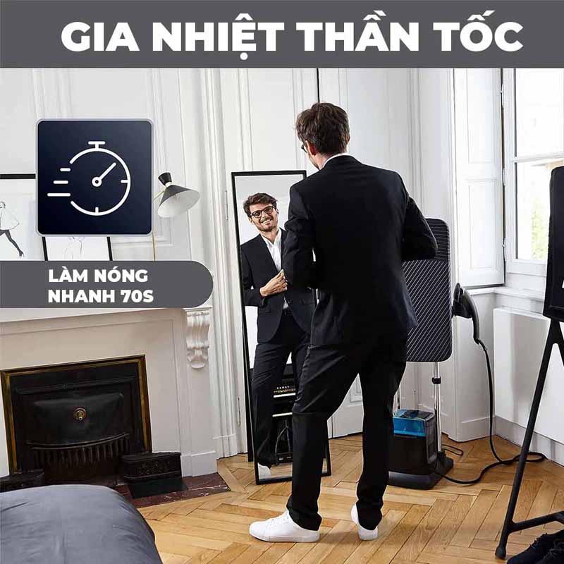  Bàn ủi hơi nước đứng Tefal QT2022 - Hàng chính hãng