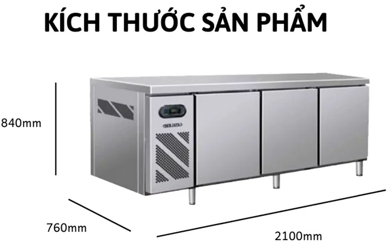 Bàn mát 3 cánh inox Berjaya BS3DC7/Z - Hàng chính hãng