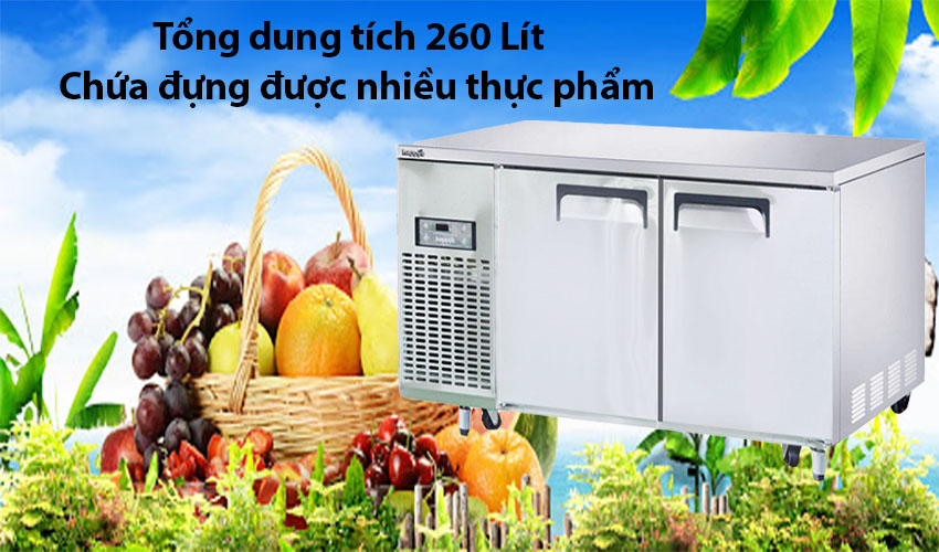 Bàn mát công nghiệp 2 cánh Happys HWA-1200TR - Hàng chính hãng