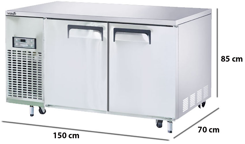 Bàn mát công nghiệp 2 cánh gián tiếp Happys HWI-1500TR - Hàng chính hãng