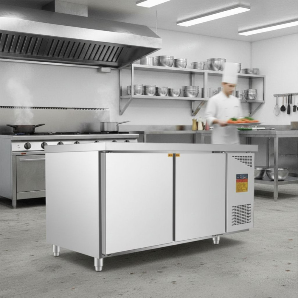 Bàn mát inox 2 cánh CVSA SPFD-480-1260LC - Hàng chính hãng