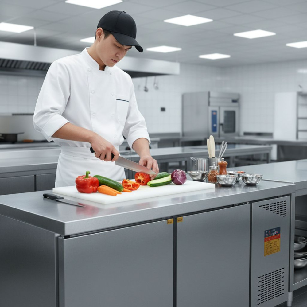 Bàn mát inox 2 cánh CVSA SPFD-480-1260LC - Hàng chính hãng