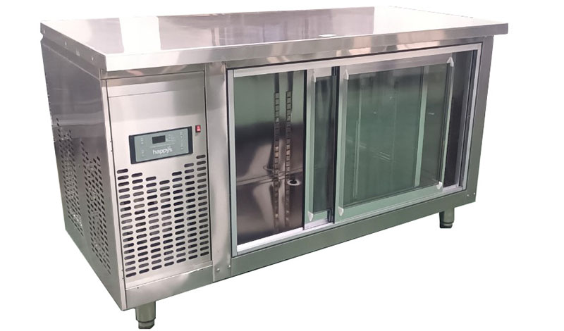 Bàn mát inox cánh kính Happys HWA-1800TRG - Hàng chính hãng