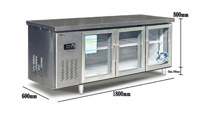 Bàn mát 3 cánh kính Snow Village PLO.35L2CBL - 1.8M - Hàng chính hãng