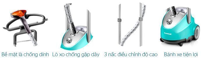 Bàn ủi cây Sunhouse SHD2102 - Hàng chính hãng
