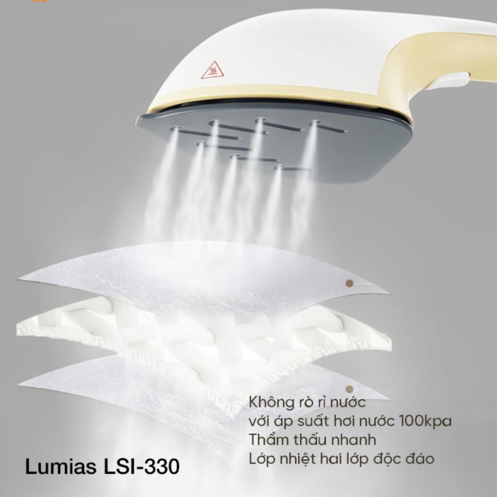 Bàn là hơi nước Lumias 330ml LSI-330 - Hàng chính hãng