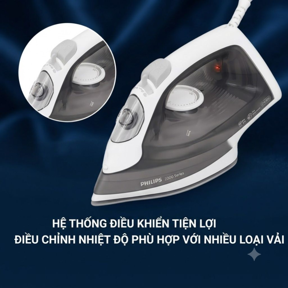 Bàn ủi hơi nước Philips DST2020/80 - Hàng chính hãng